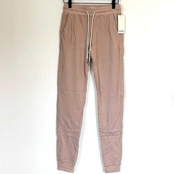NWT MATE the Label Rose Organic Terry Classic Jogger - XS - Picture 2 of 10
